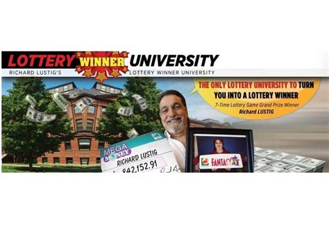 lottery winner university|successful lottery winners story.